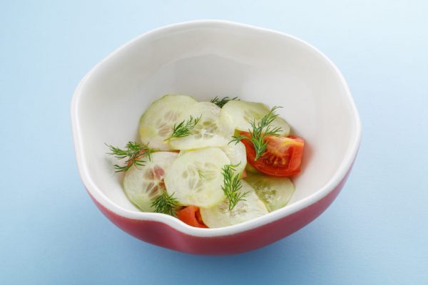 овощной салат с маслом
